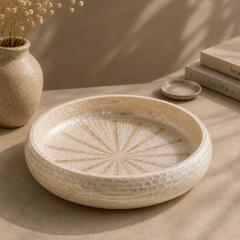 Celeste Pearl Centrepiece
