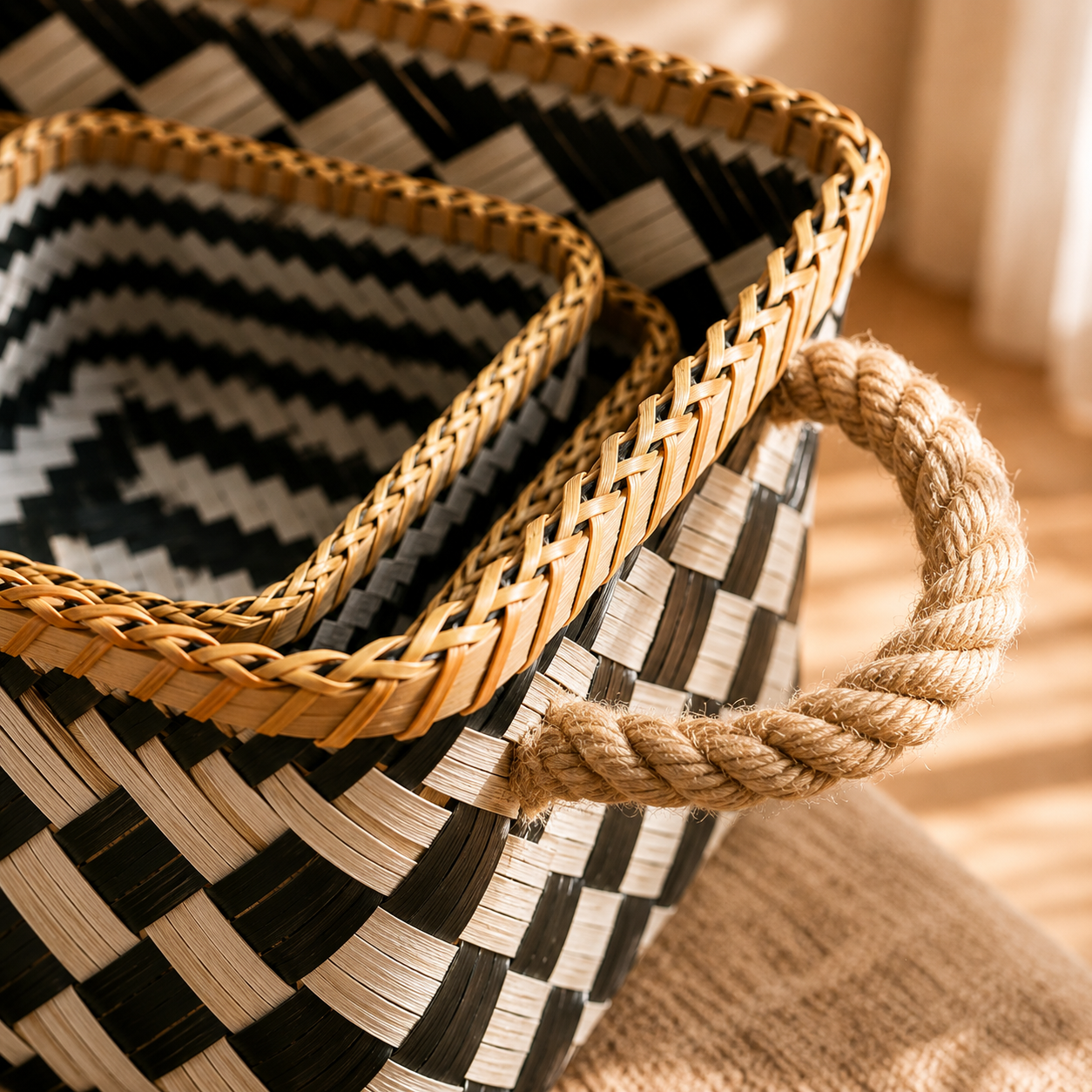 Bamboo Nest Storage Basket Set