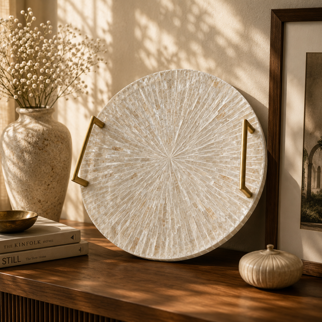 Solstice Pearl Serving Platter