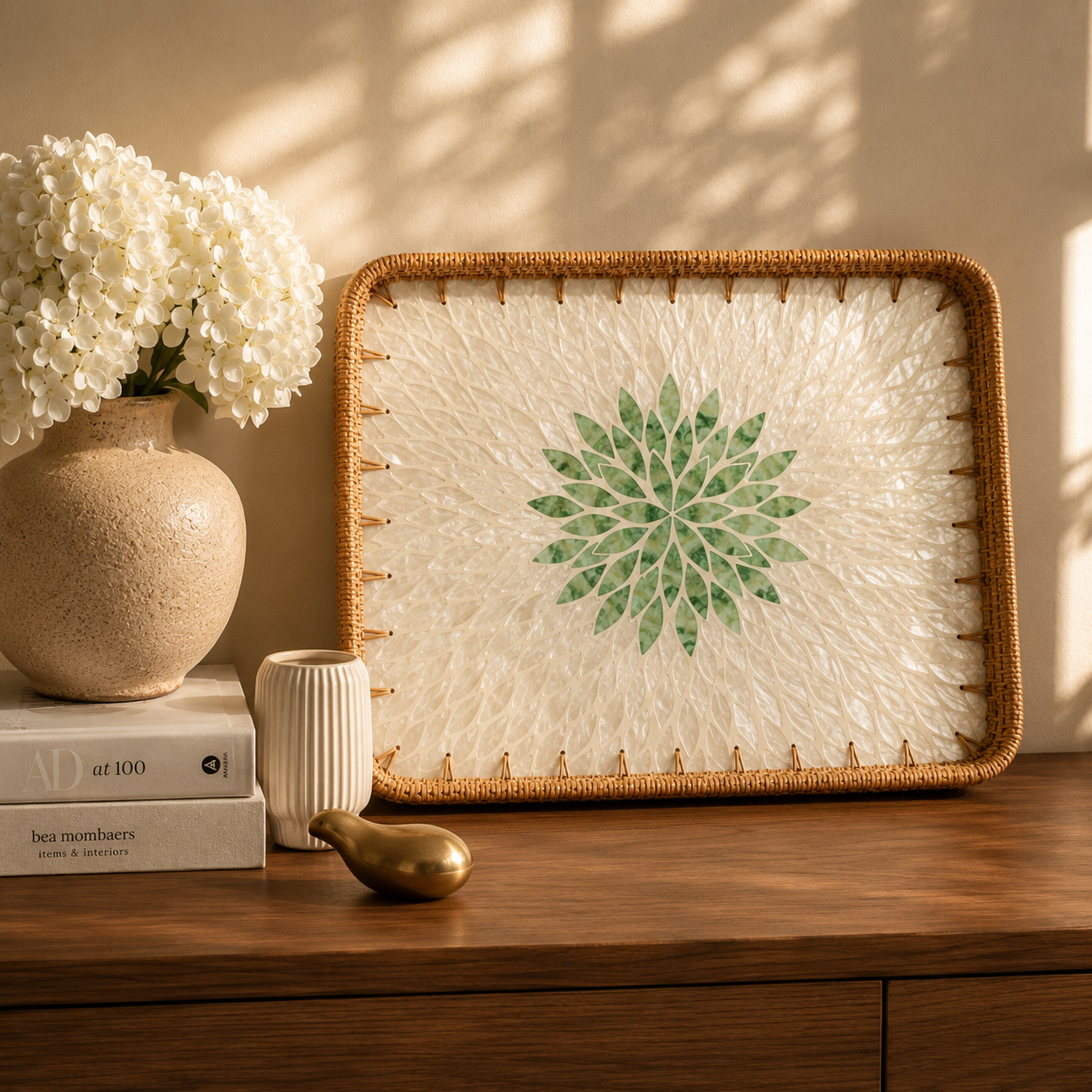 Aurora Pearl Tray | Rectangle