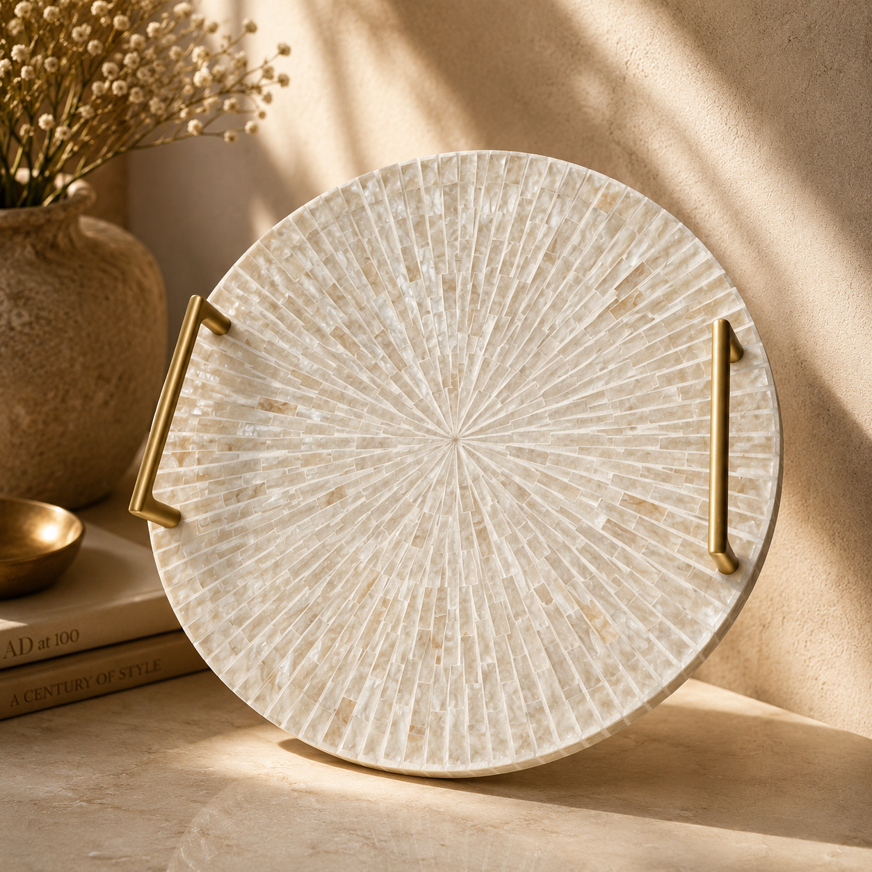 Solstice Pearl Serving Platter