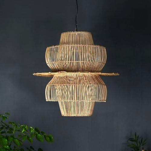 Anamika Rattan Pendant Hanging Lamp