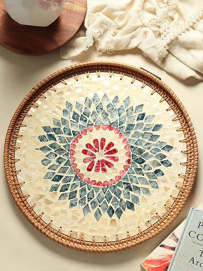 MOTHER OF PEARL INLAY TRAY + MOTHER OF PEARL INLAY TRAY COMBO 10%OFF