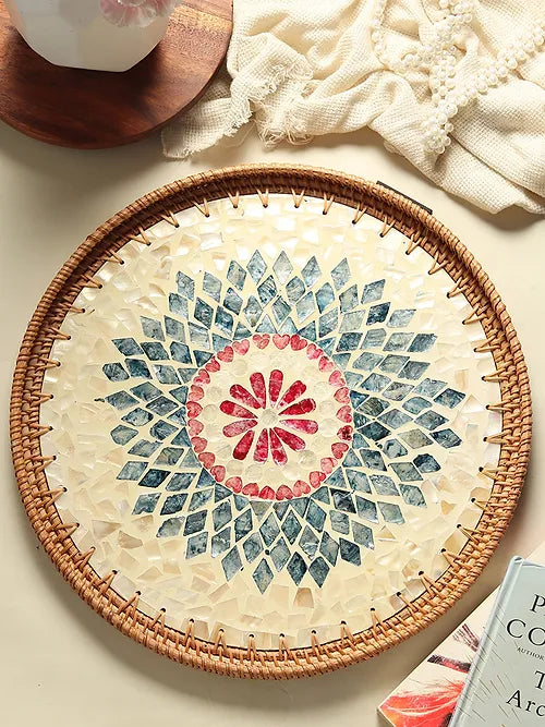 MOTHER OF PEARL INLAY TRAY + MOTHER OF PEARL INLAY TRAY COMBO 10%OFF
