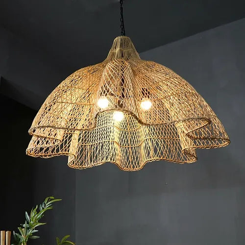 Rattan Canopy Pendant Lampshade