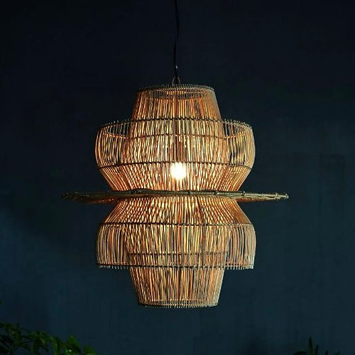 Anamika Rattan Pendant Hanging Lamp
