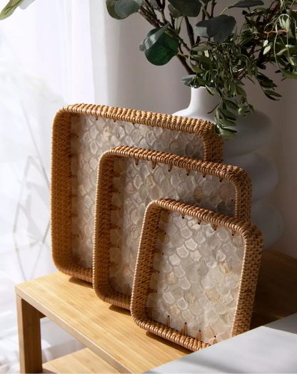 Mother of Pearl Tray | Square