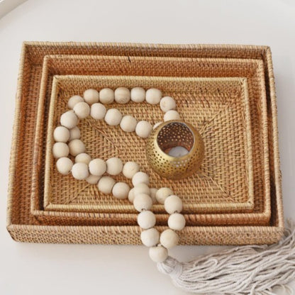 Aadhini Rectangle Cane Tray