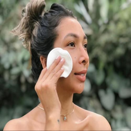 Bamboo Face Wipes And Mesh Bag for Wipes