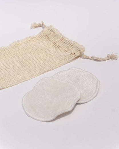 Bamboo Face Wipes And Mesh Bag for Wipes