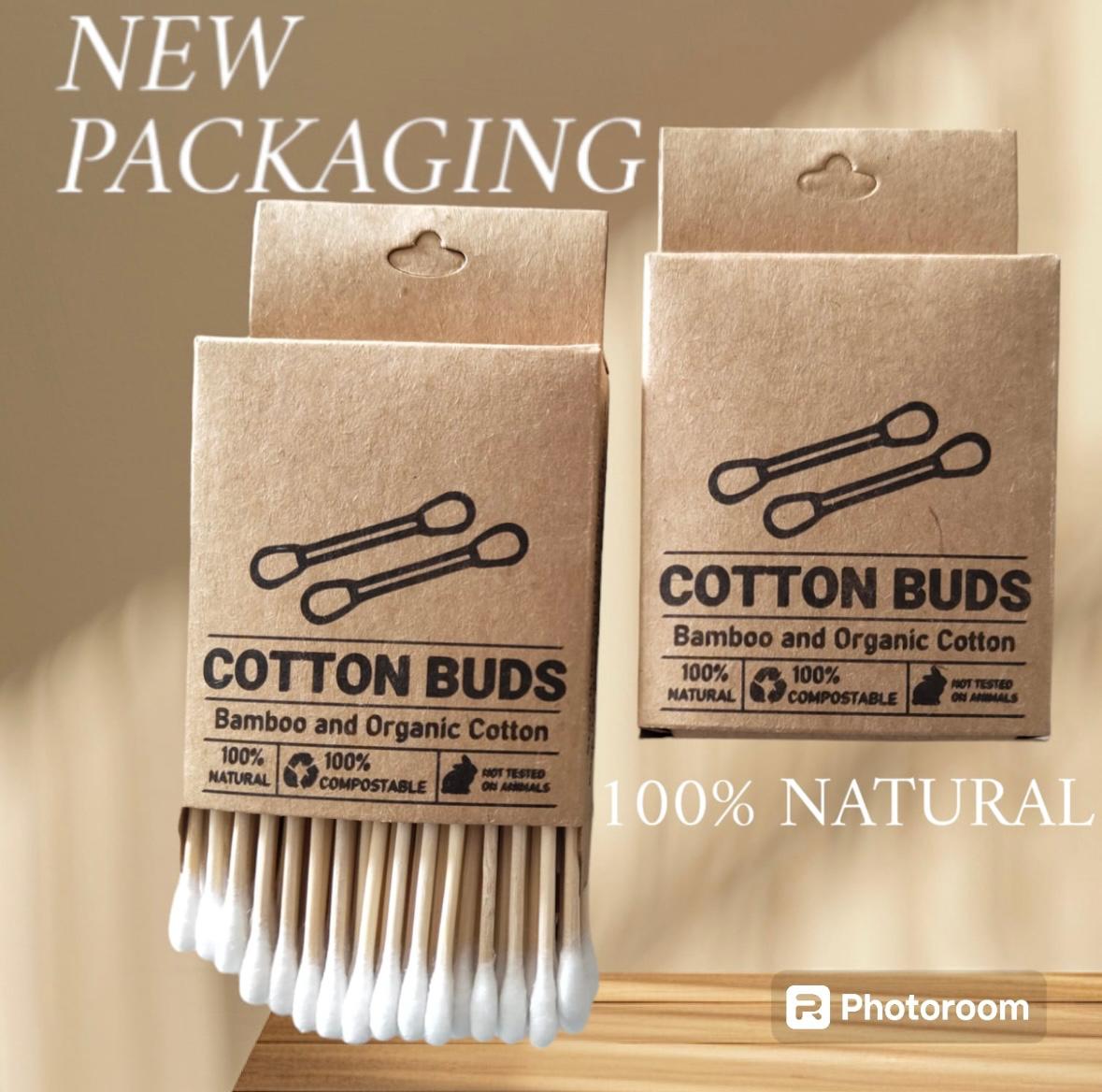 Bamboo and Organic Cotton Ear Buds