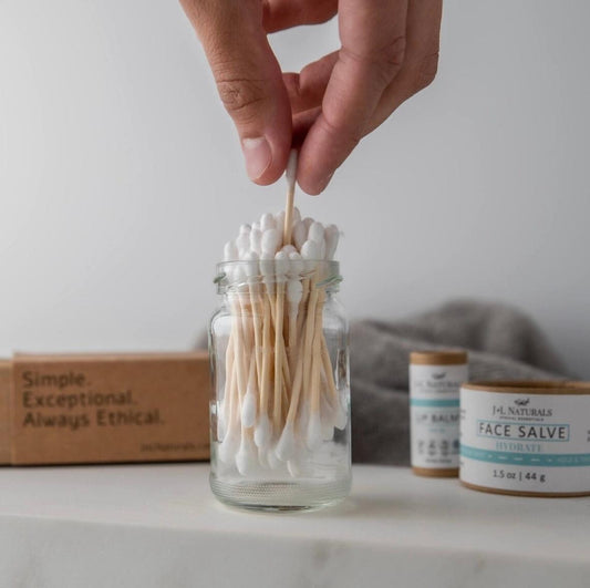 Bamboo and Organic Cotton Ear Buds