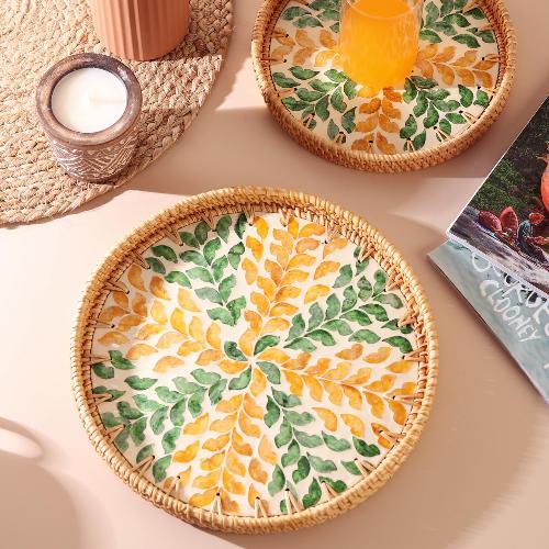 Mother Of Pearl Inlay Tray