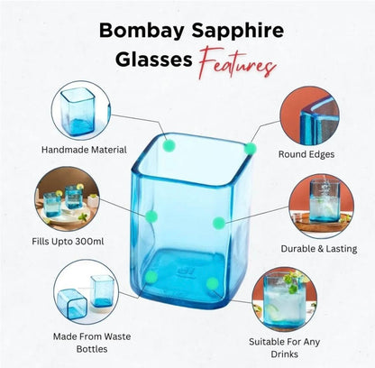 Bombay Sapphire Glasses Reborn(Buy 6 at the price of 5)