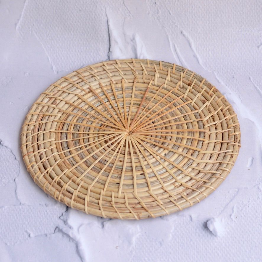 Round Cane Placemats