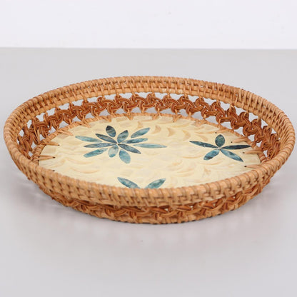 Mother of Pearl Inlay Basket