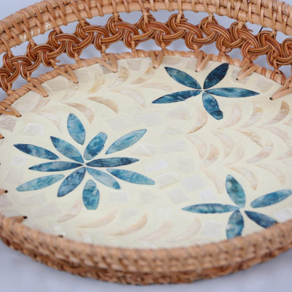 Mother of Pearl Inlay Basket