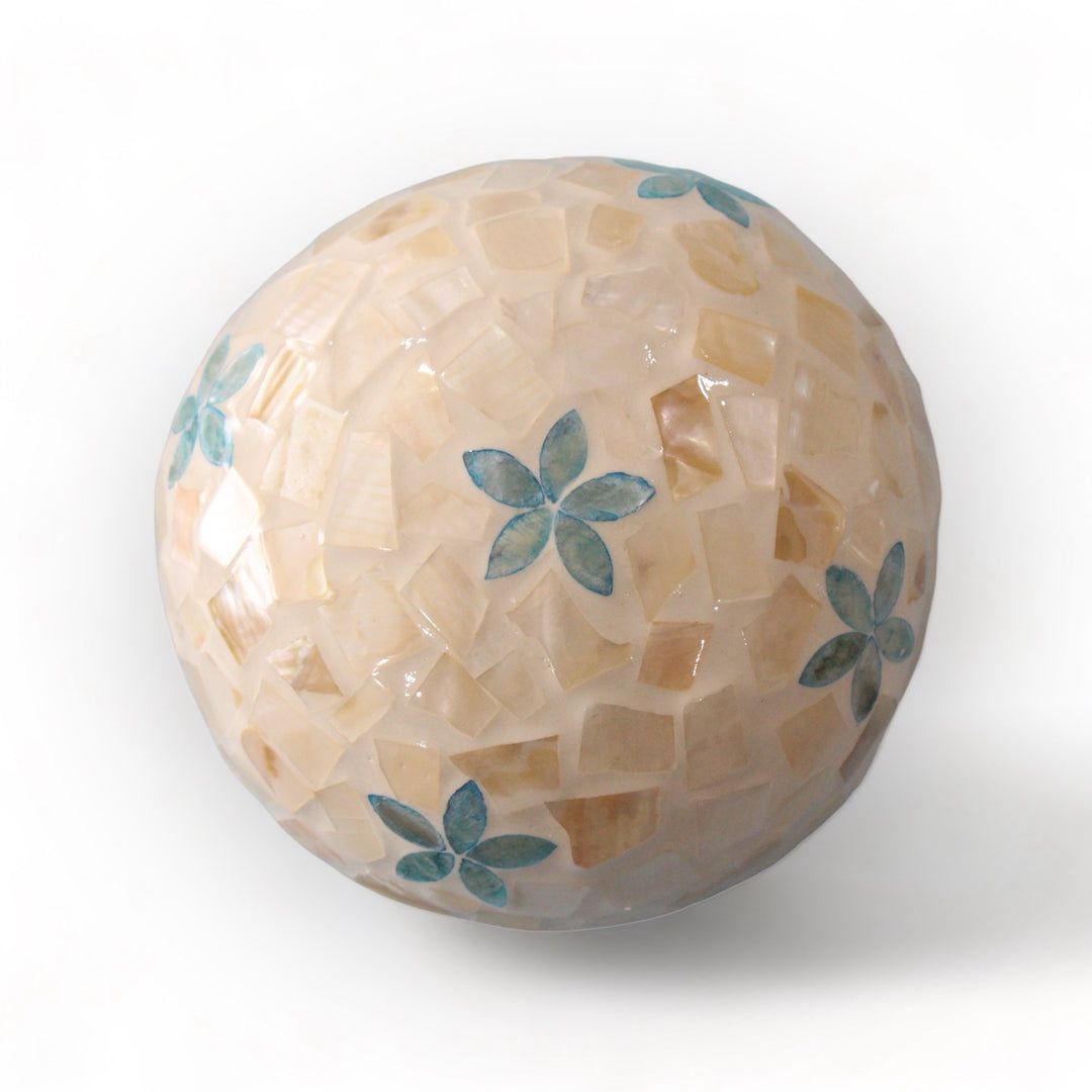 Floral Seashell Coconut Bowl ( 500 ml)